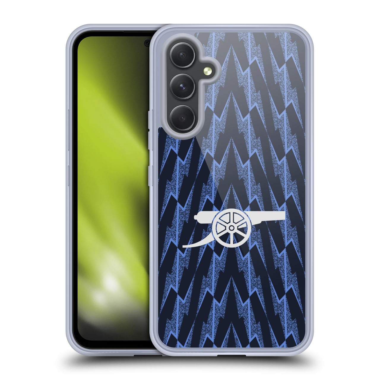 Head Case Designs Officially Licensed Arsenal FC Away 2025/26 Kit Gel Case [Military Grade Protection] Compatible With Samsung Galaxy A54 5G