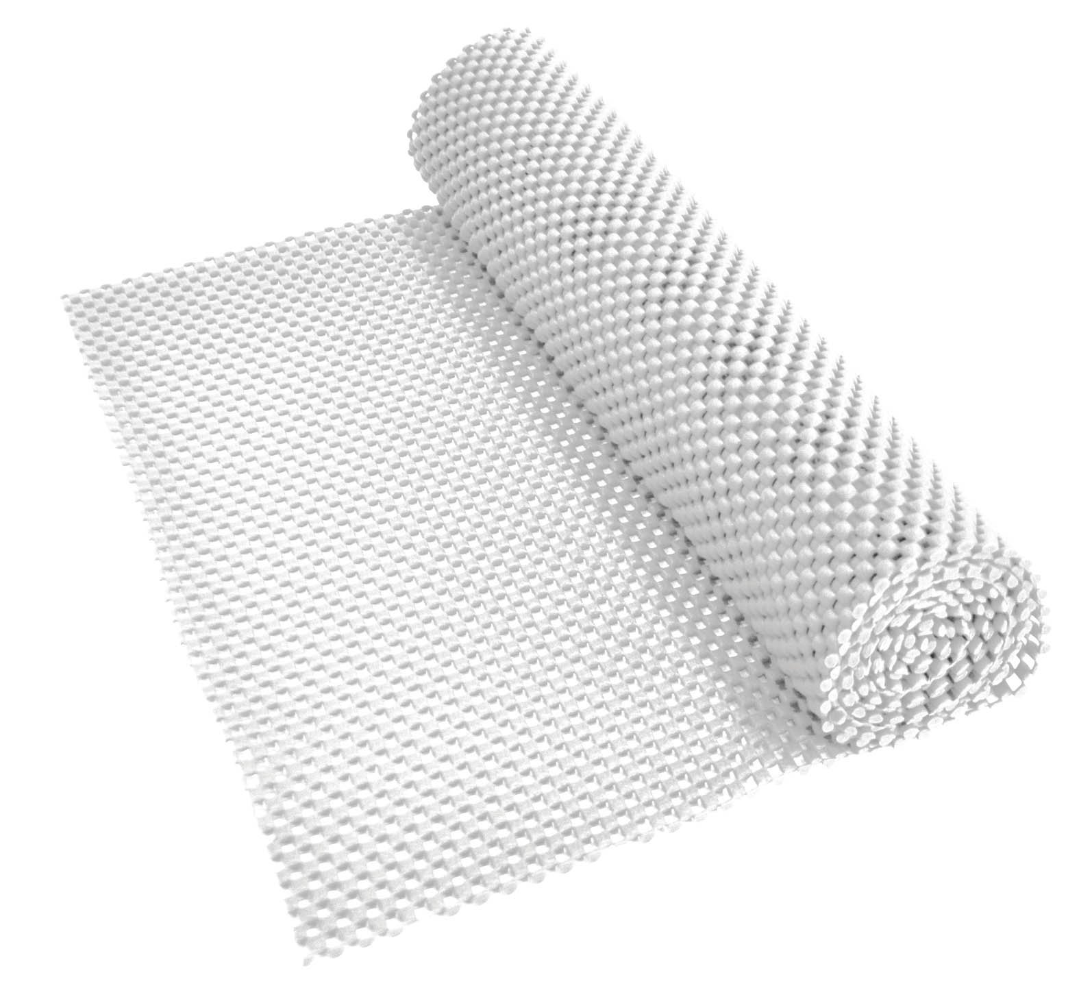 Non Slip Fabric - White