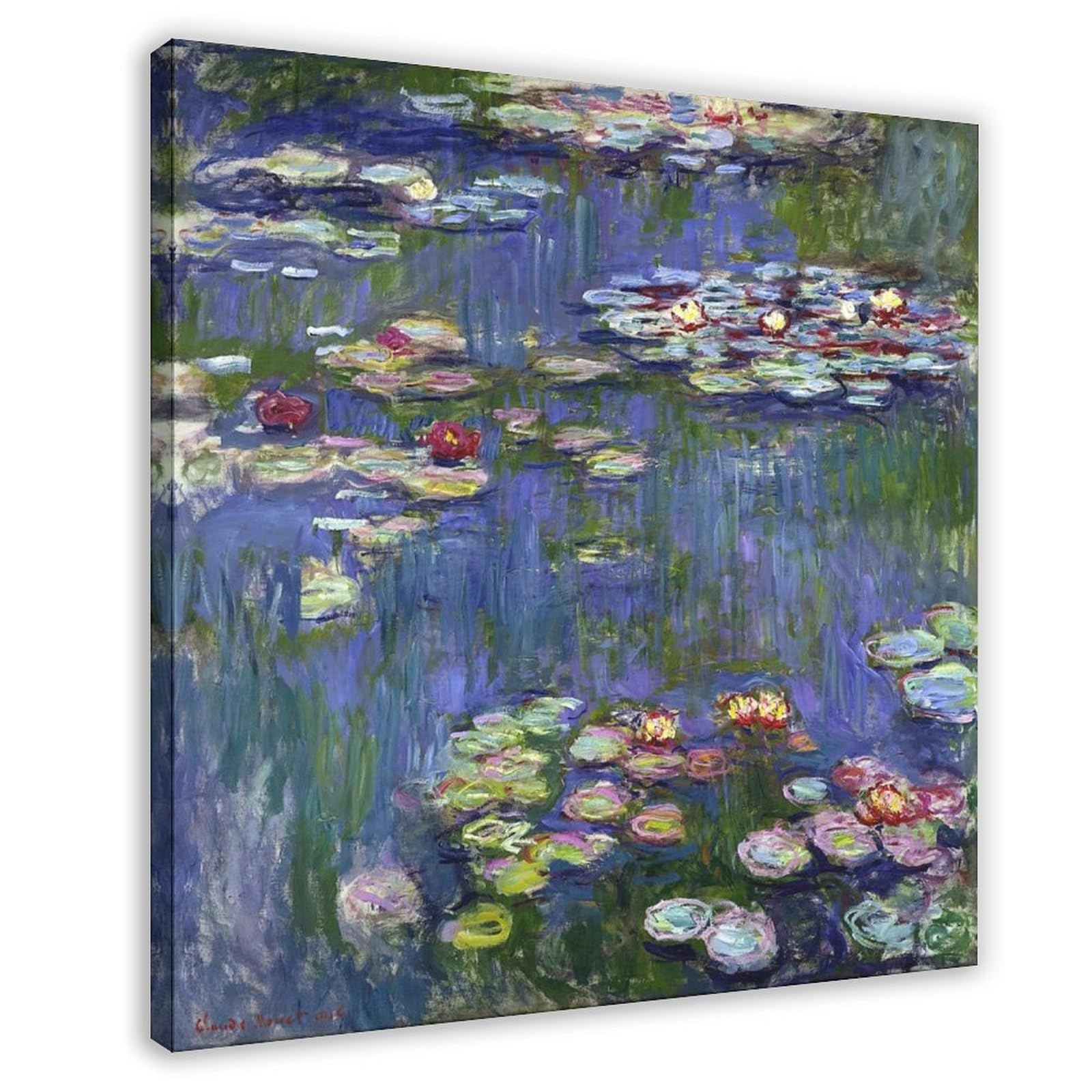 Impression toile nénuphars Monet pour égayer un mur de bureau trop vide - 6