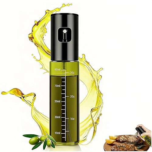 Eavkoar oil sprayer for cooking 100ml / 3.38oz Olive Oil