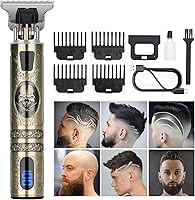 Vista 11 de YOGINGO Cortadora de pelo profesional para hombres, recortadora de barba para hombres, recortadora de pelo recargable inalámbrica Kit de aseo