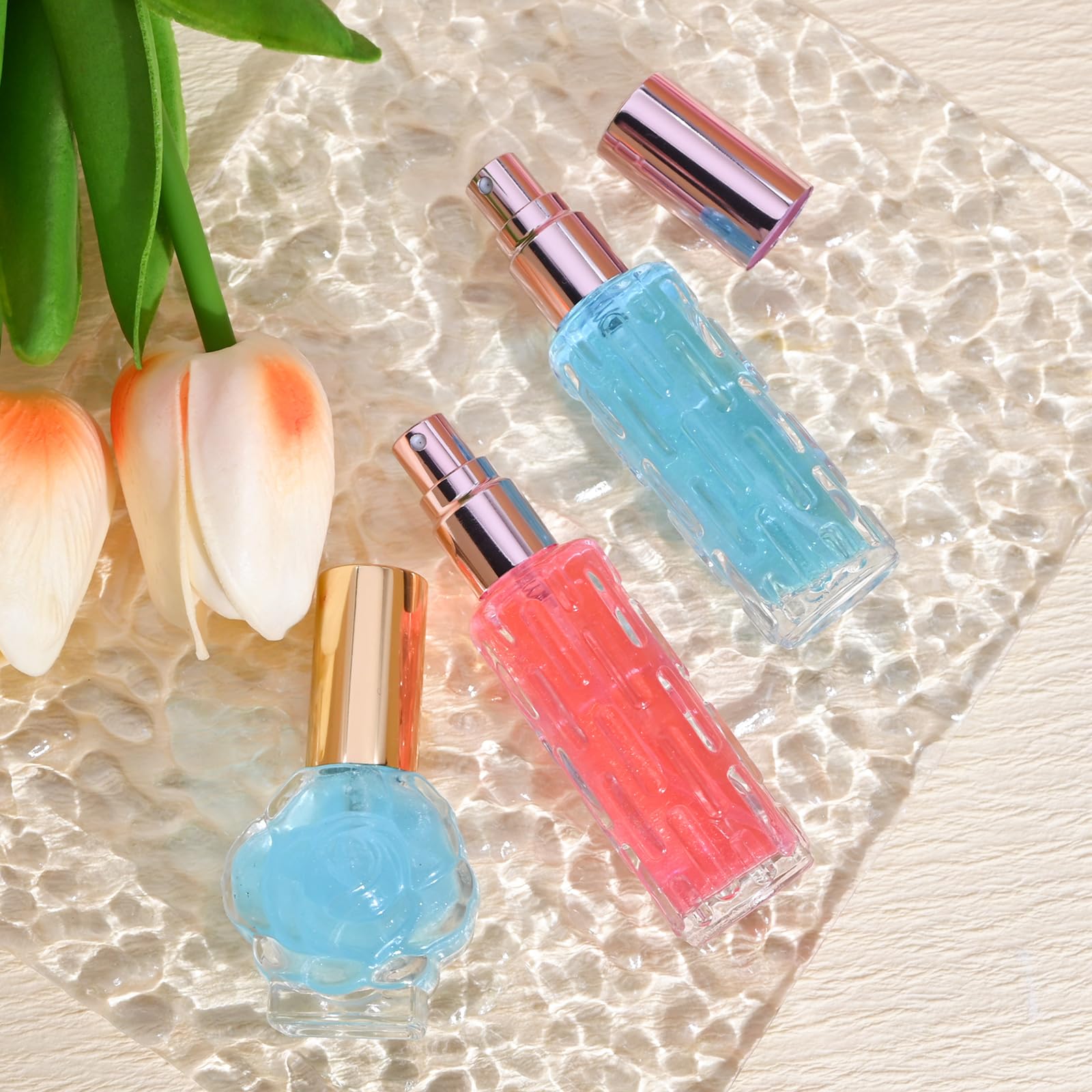 JUYRLE Set de parfums à fabriquer soi-même, kit de bricolage pour adultes, création avec huile essentielle, mini parfums avec petit flacon vaporisateur, comme cadeau pour femme