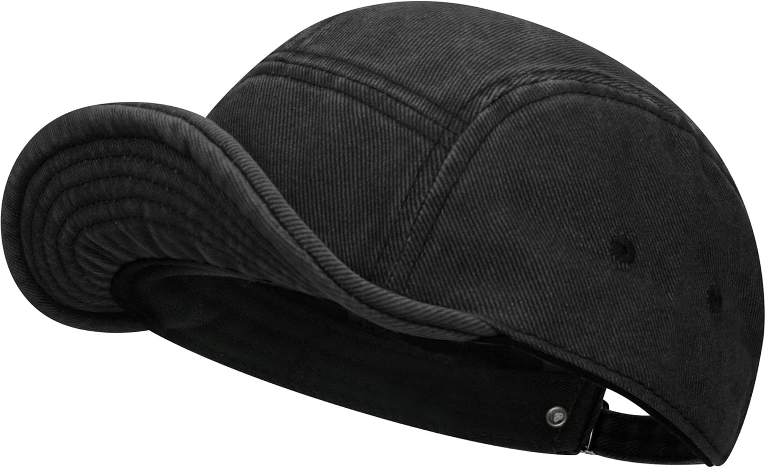 Clakllie Cotton 5 Panel Hats Hip Hop Short Brim Hats for Women Men Soft Golf Dad Hats Low Profile Trucker Cap with Adjustable - Image 8