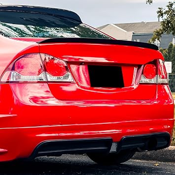 SpoilerKing Duckbill Trunk Spoiler 284G Compatible with Honda Civic 2006-2011 4 Door Sedan