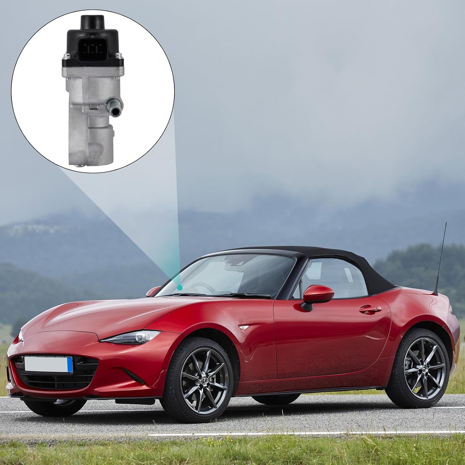 AULINK EGV1085 EGR Exhaust Gas Recirculation Valve For Mazda 2 2011 2012 2013 2014 1.5L,MX-5 Miata 2006 2007 2008 2009 2010 2011 2012 2013 2014 2015 2.0L L4