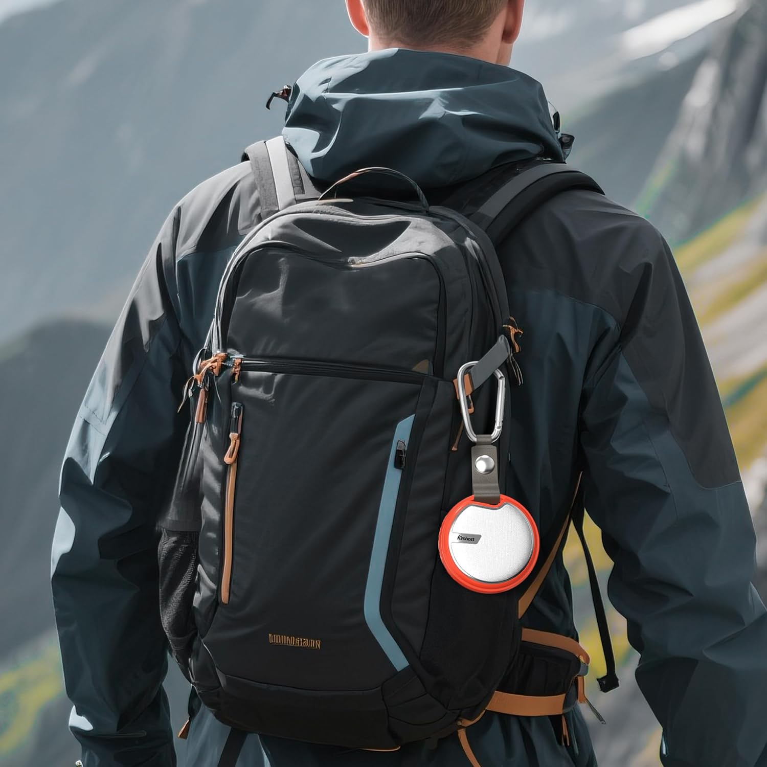 Portable Bluetooth Speaker for Bike, IP54 Waterproof Bike Speaker with Pro Handlebar Mount,Bike Accessories Wireless Bicycle Speaker with Loud Sound for Motorcycle,Scooter, Ideal Gift(Red) - Image 4