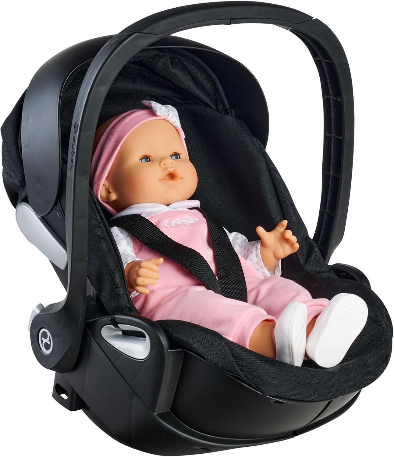 Corolle - 9000141880 - Cybex 2-in-1 Doll Holder, Black, Accessory, for 36 and 42 cm Dolls from 3 Years