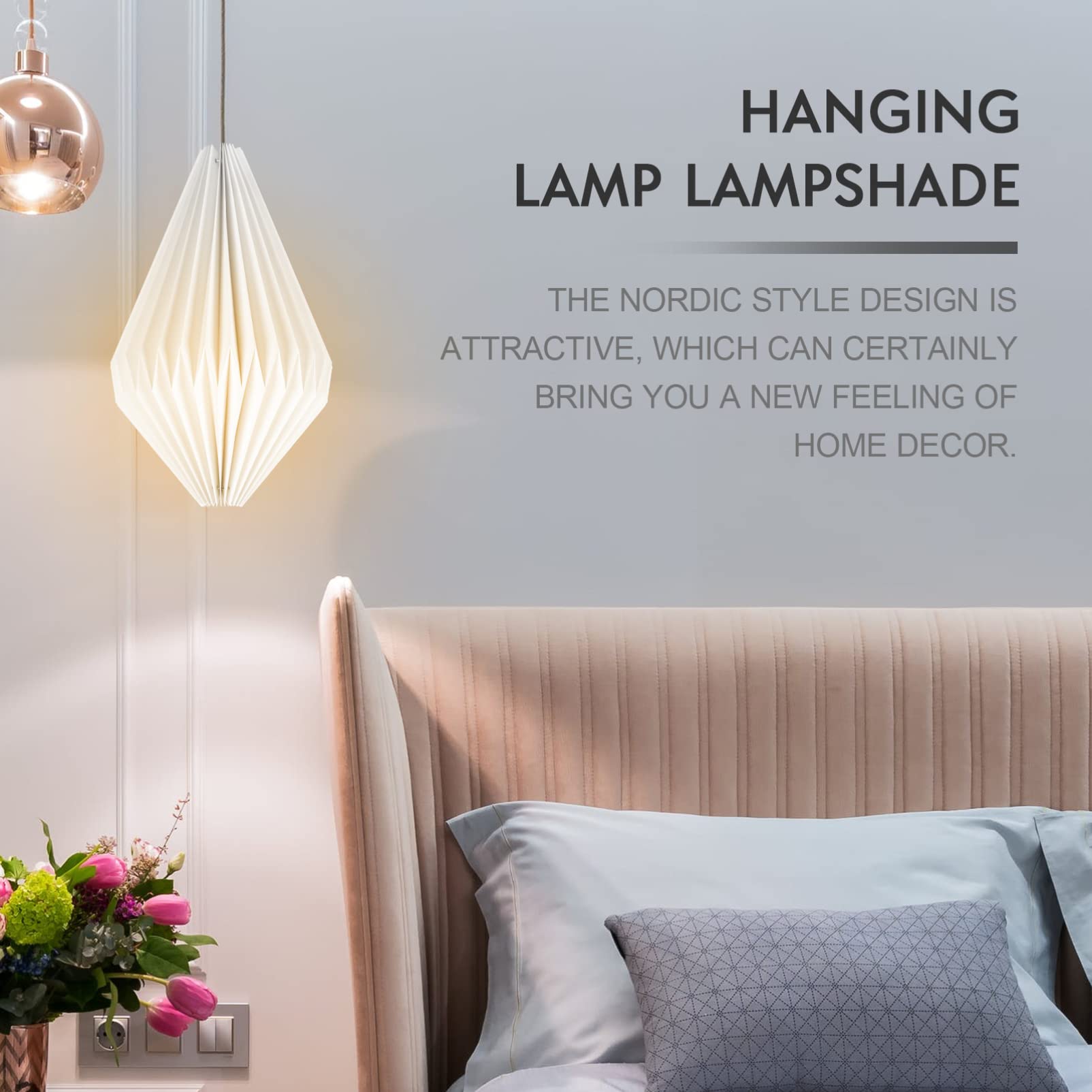 Hängelampe Papier Lampenschirm Papierstern Weiß: Tischlampe Wandlampe Stehlampe Pendelleuchte Schirm 3D Stern Valentinstag Weihnachten Hochzeit Silvester Dekoration Weihnachtsbaum Deko