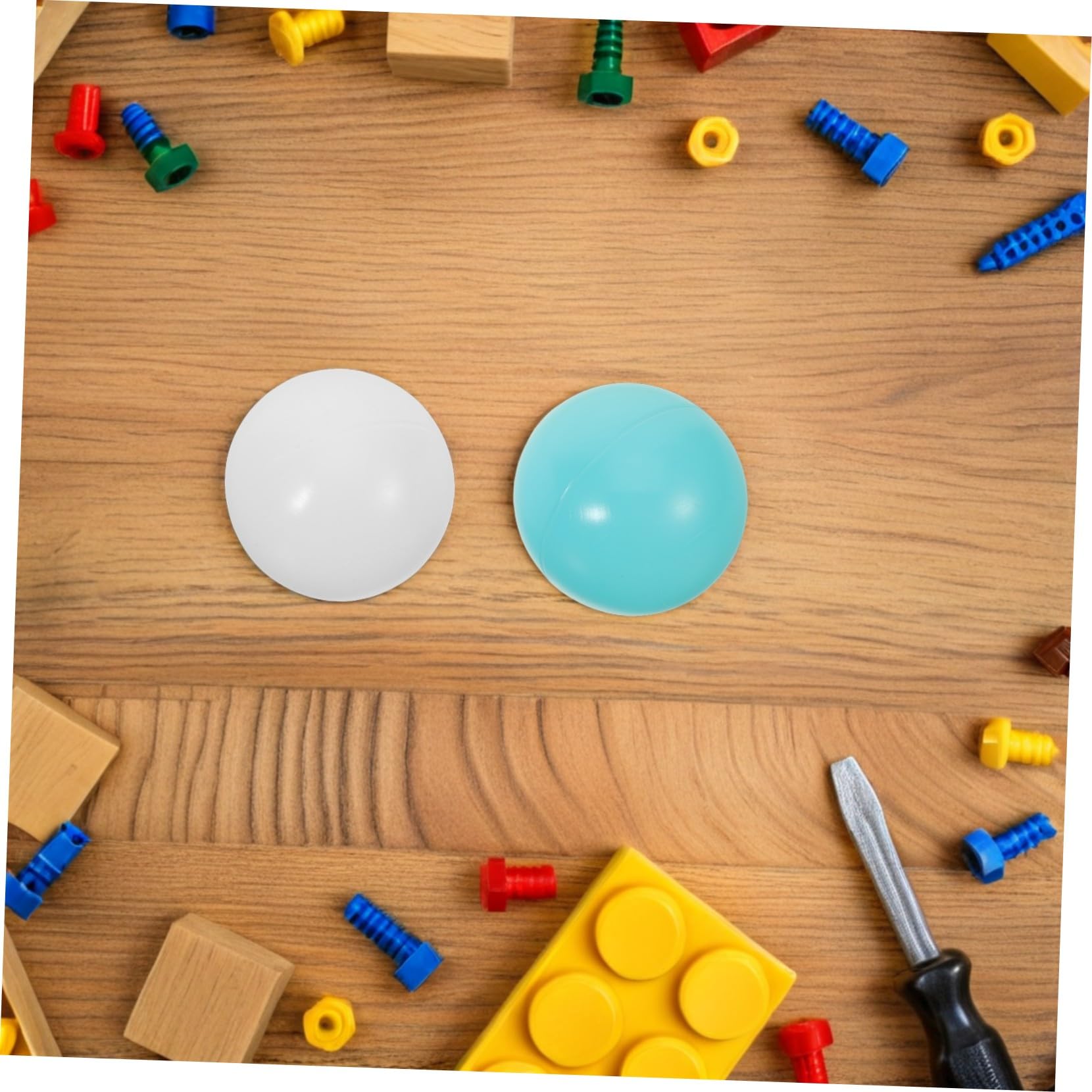 Bolas para Piscina Infantil 100 Piezas de Plástico Verde y Blanco