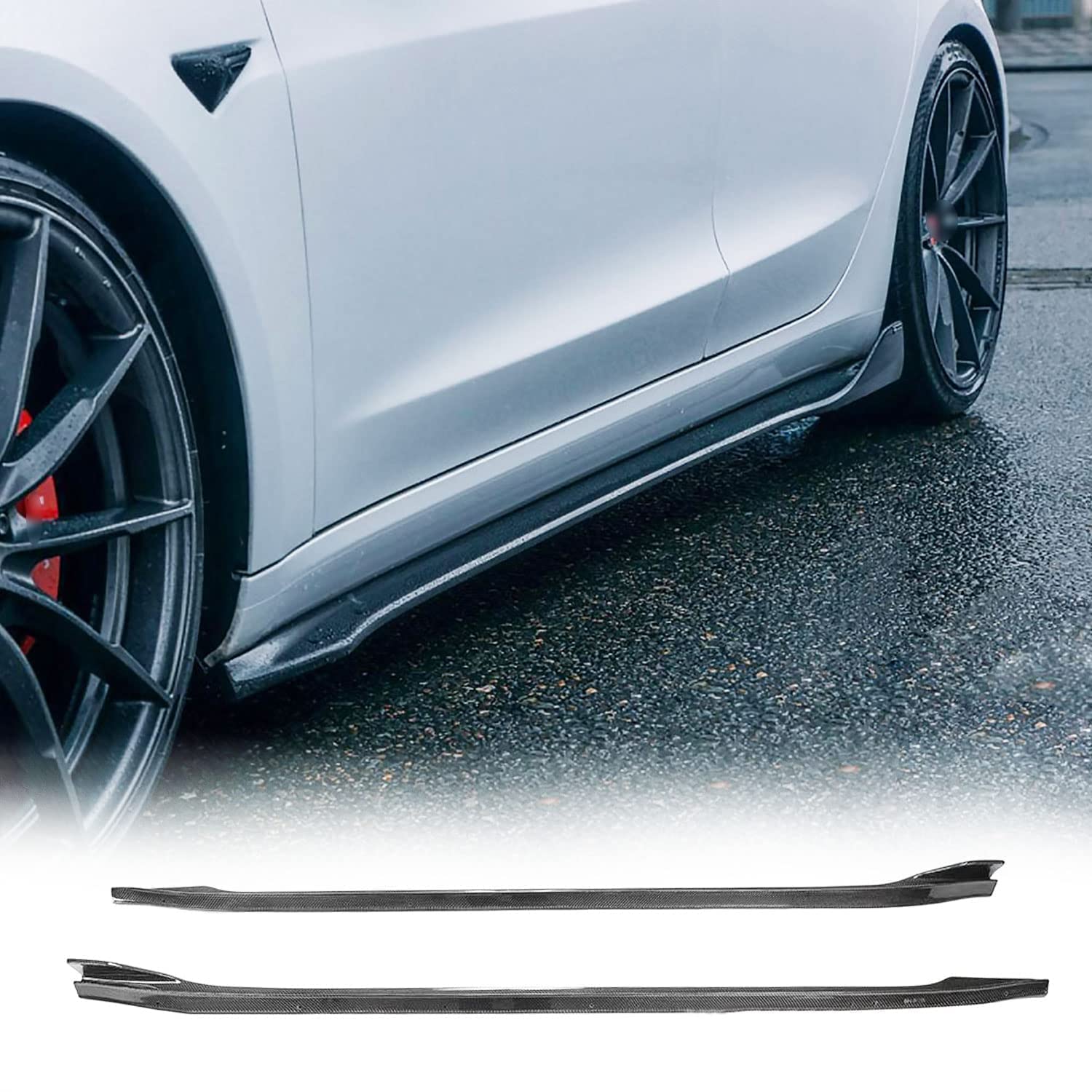 Buy Car Side Skirts for Tesla Model 3 Sedan 4 Door 20172021, Car