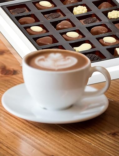 Miniatura 4 de Caja de regalo de chocolate, surtido gourmet premium, leche, bombones de chocolate negro y blanco, gran regalo para el día de la madre, 5.07 onzas