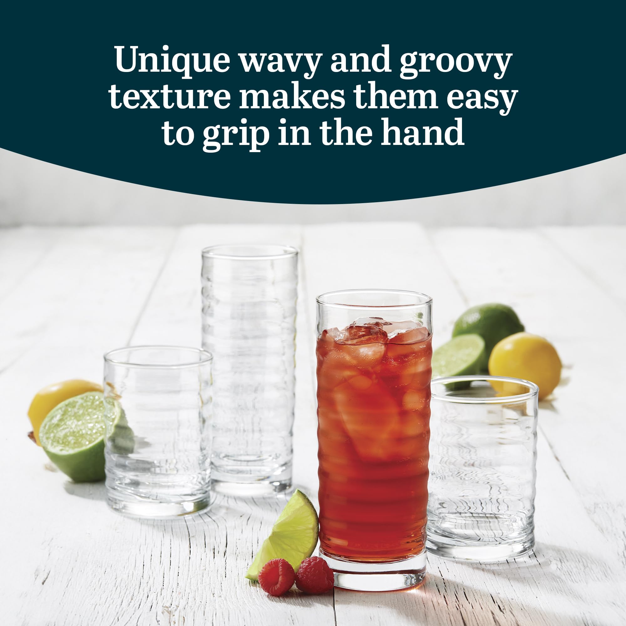 Libbey Pueblo Service de verre 16 pièces
