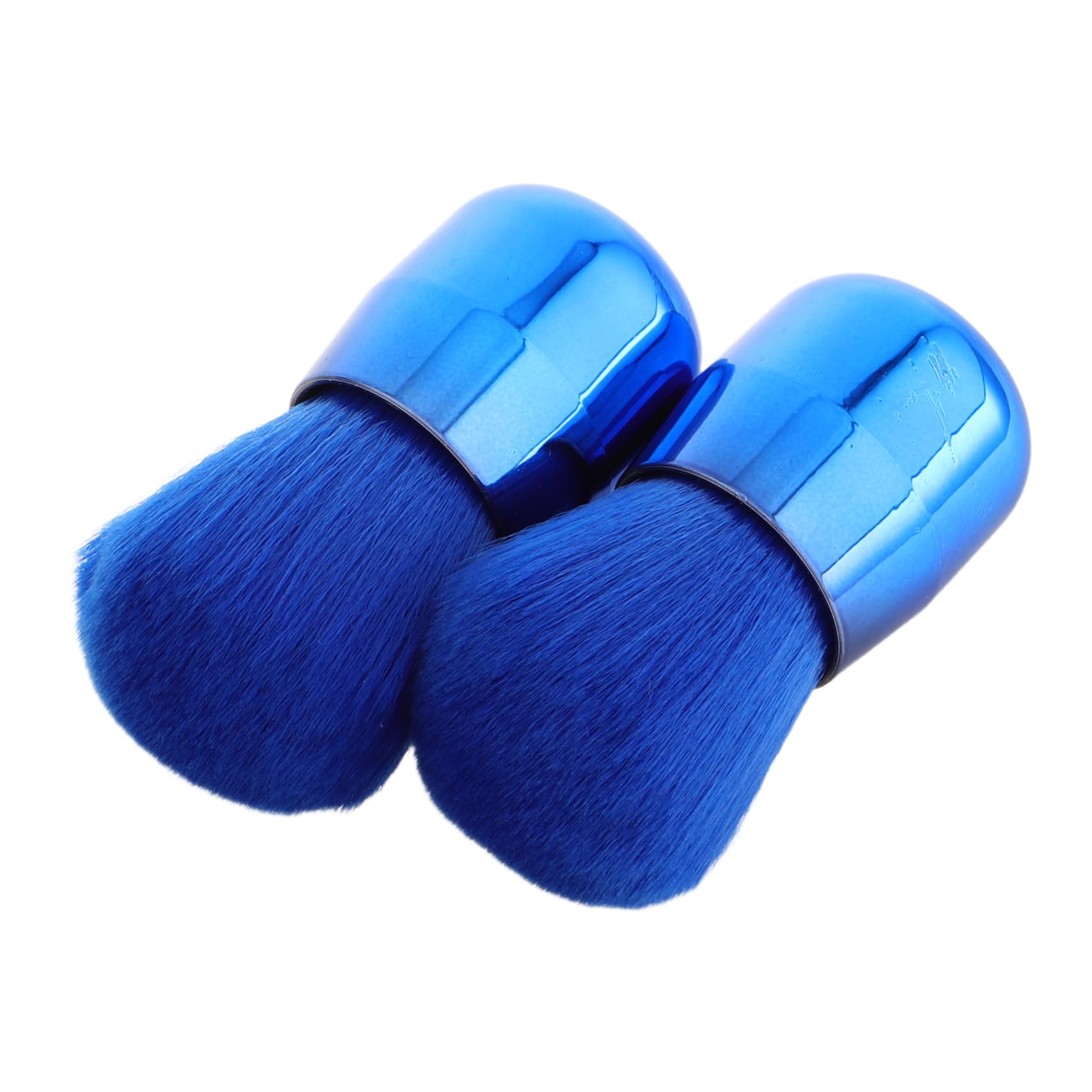 Baluue 2Pcs Mushroom Shaped Makeup Brushes Portable Blush Brush for Quick and Makeup Application Soft Powder Brush for Travel for Loose Powder and Blush Use