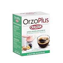 Crastan OrzoPlus, Orzo Regolarizzante con Estratto di Prugna, Finocchio e Tamarindo, Ideale per Aiutare il Transito Intestinale, Made in Italy, 10 Bustine Monodose – 35g
