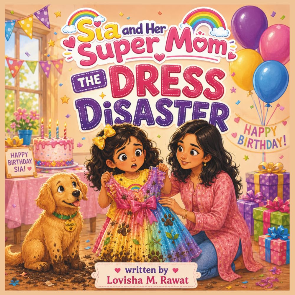 Sia and Her Super Mom: The Dress Disaster: A Heartwarming Birthday Story About Creativity, Family, and Turning Mistakes Into Magic