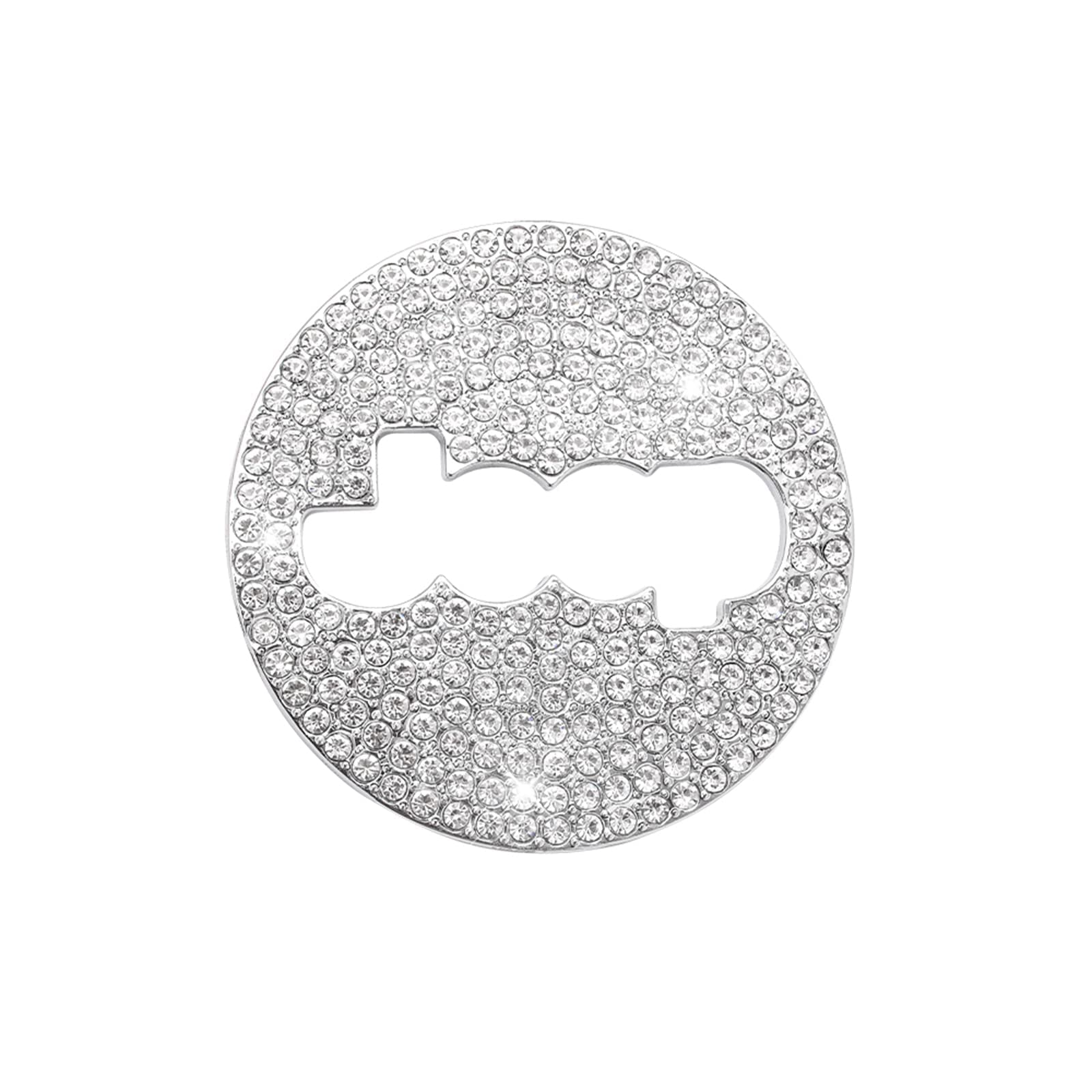 TERRIFI For Jeep JL Accessories Bling Steering Wheel Emblem Logo Cover Sticker for Wrangler JL JLU Gladiator JT