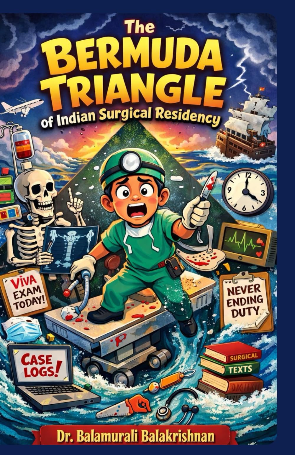 The Bermuda Triangle of Indian Surgical Residency: The Residency Triangle: Where Time, Sleep, and Sanity Disappear: 1