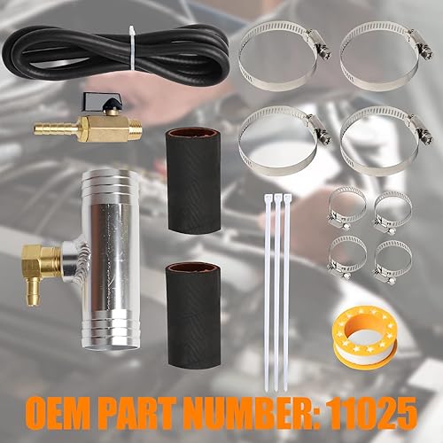 Miniatura 2 de Kit de instalación de tanque de combustible diésel auxiliar compatible con Dodge Ford 1999-2012 1999-2019 ChevyGMC 2011-2019 Kit de conector de