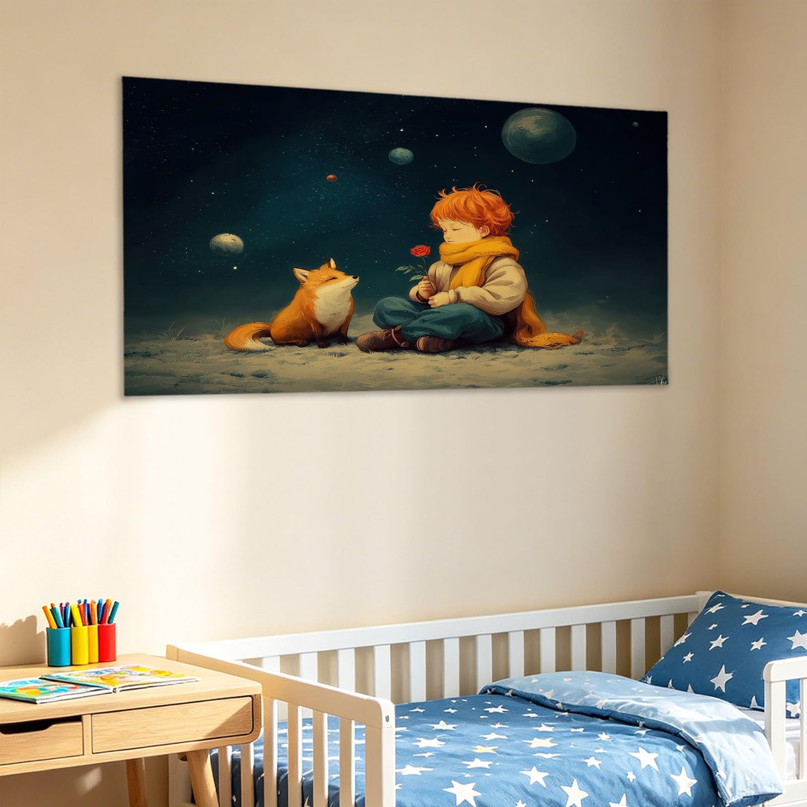 Decorazione da parete su tela, motivo floreale, rosa, per soggiorno, camera da letto, bagno, ufficio, sala da pranzo, corridoio, cucina, camera da letto, 90 x 60 cm (lunghezza x larghezza)