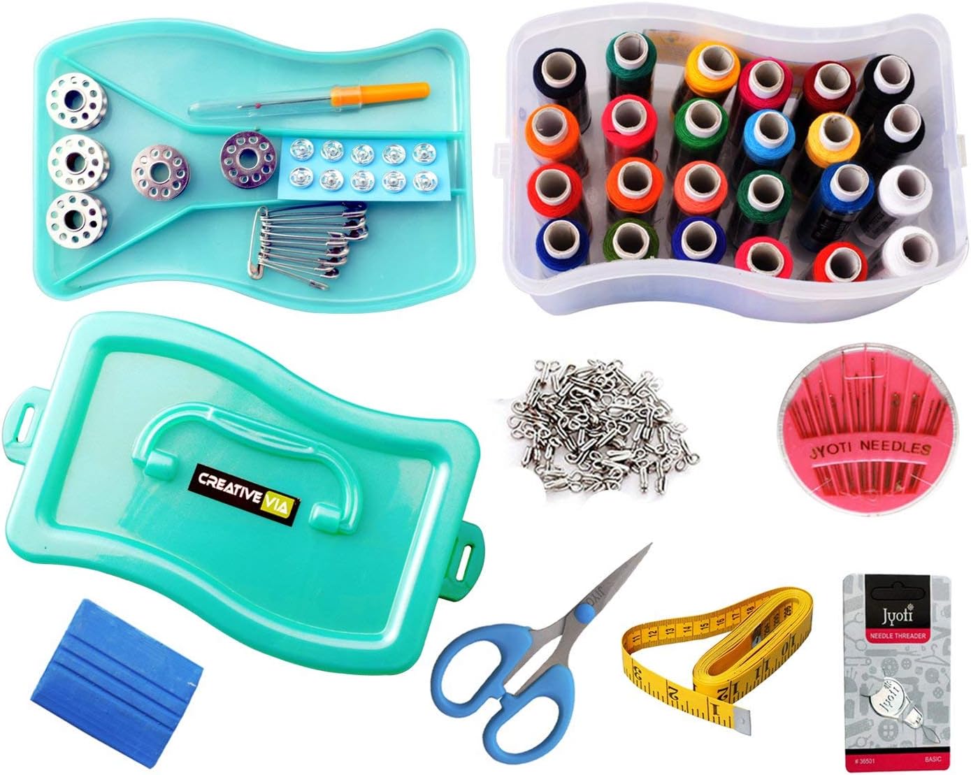CreativeVia Plastic Multipurpose Tailoring Kit (SEWKIT01)