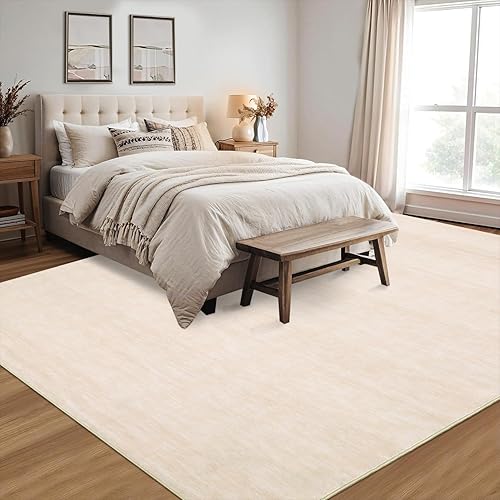 Miniatura 105 de Alfombra lavable contemporánea de 5 x 7 pies, alfombra de área grande para dormitorio, alfombra moderna, antideslizante, resistente a las manchas