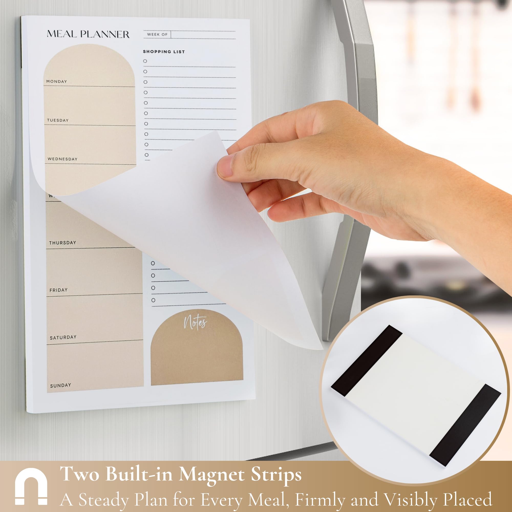Snapklik.com : Meal Planning Made Easy Magnetic 6x9 Inch Weekly Meal ...