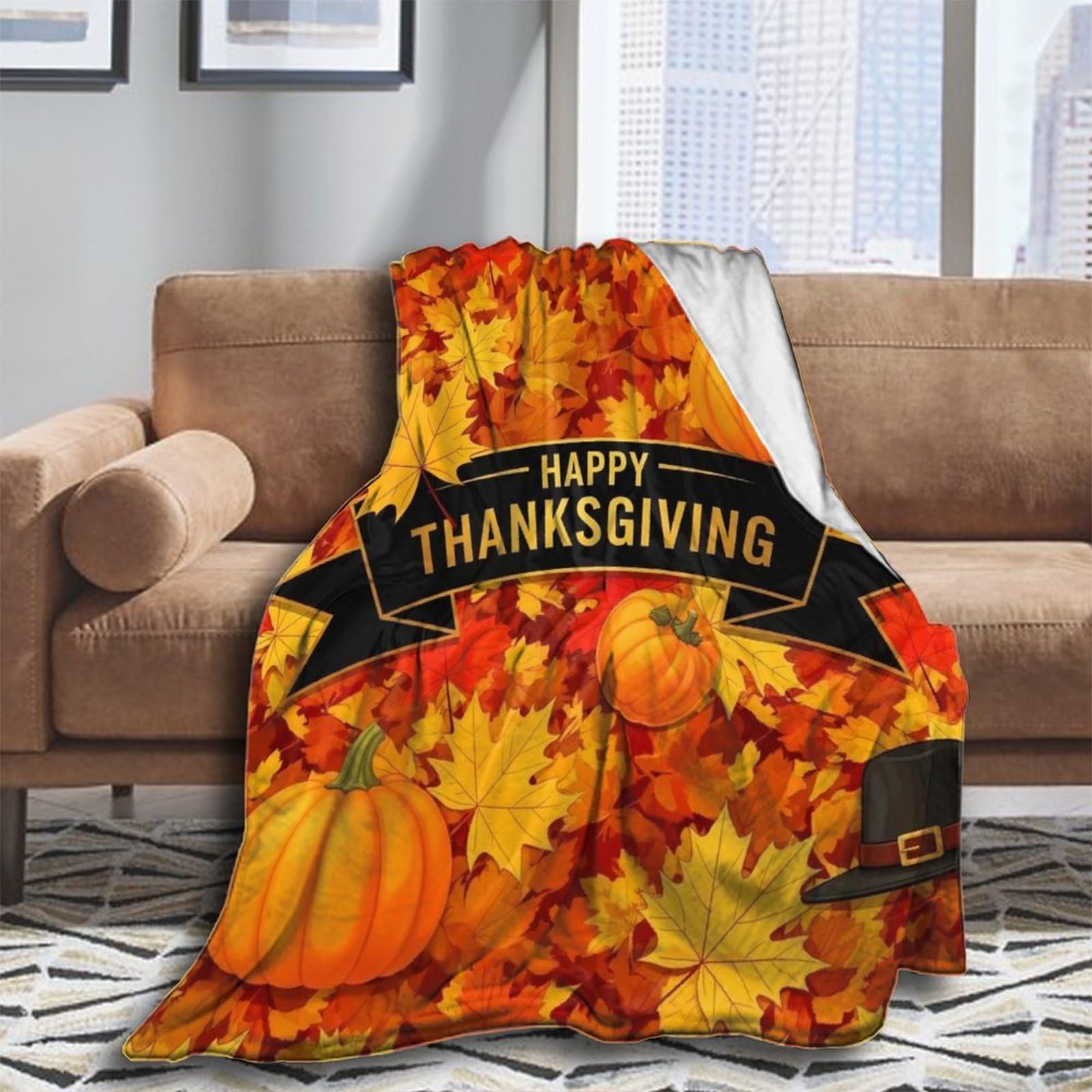 Oudrspo Throw Blanket for Couch Soft Skull and Crossbones Blankets and Throws for Sofa