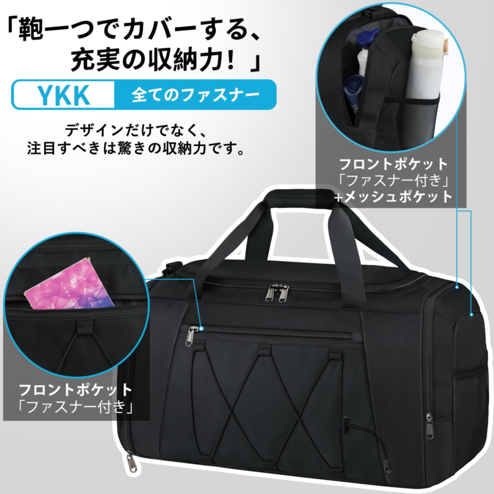 Amazon.co.jp: NUBILY: ボストンバッグ