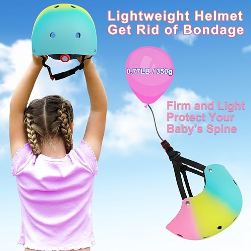 Miniatura 6 de Wisekiddy Casco de bicicleta para niños de 3-5-8-14 años, casco de bicicleta para patineta, equilibrio, bicicleta, patinaje, patinaje, patinaje