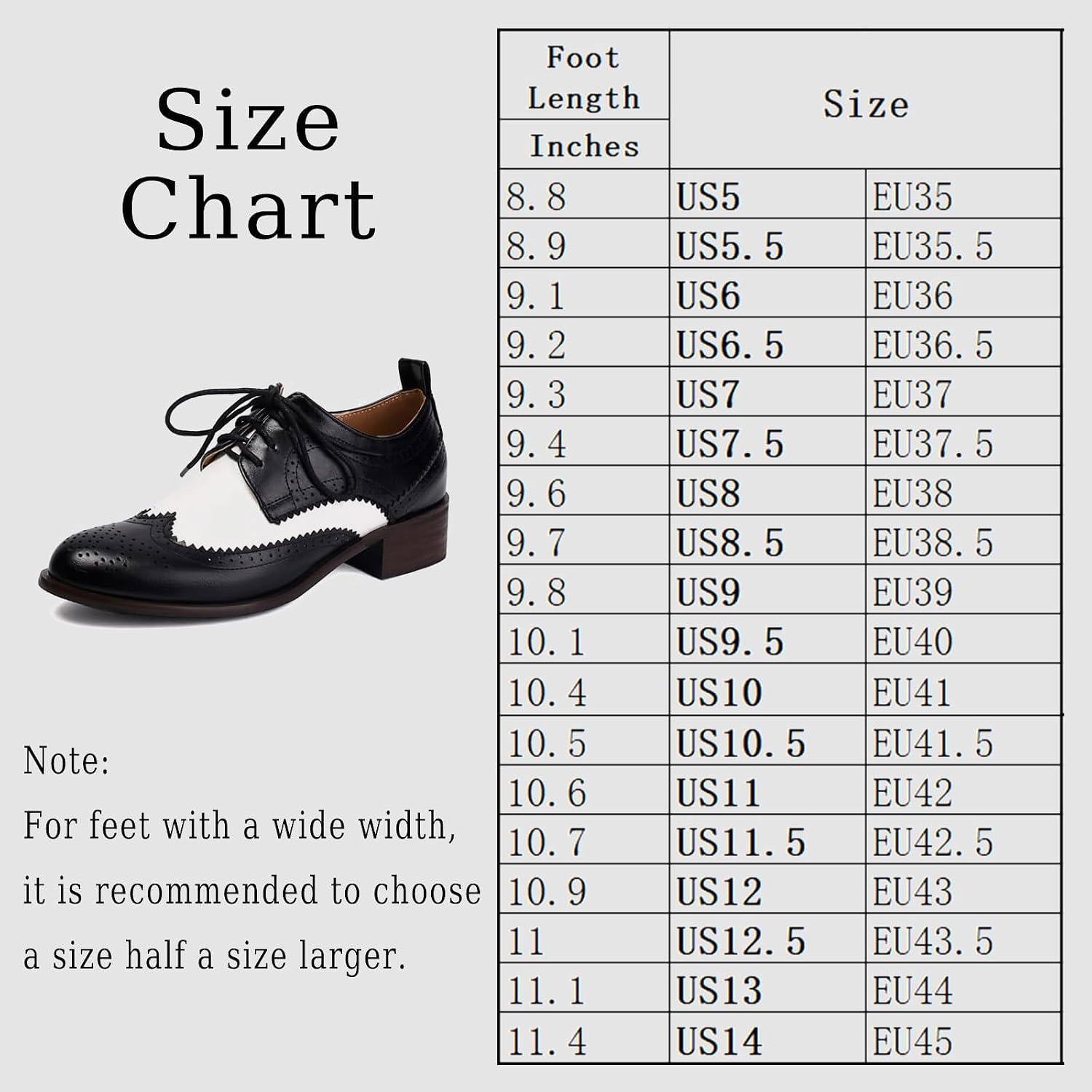 Seborluys Women's Wingtip Oxford Shoes Lace up Chunky Low Heels Vintage Brogues Saddle Shoes