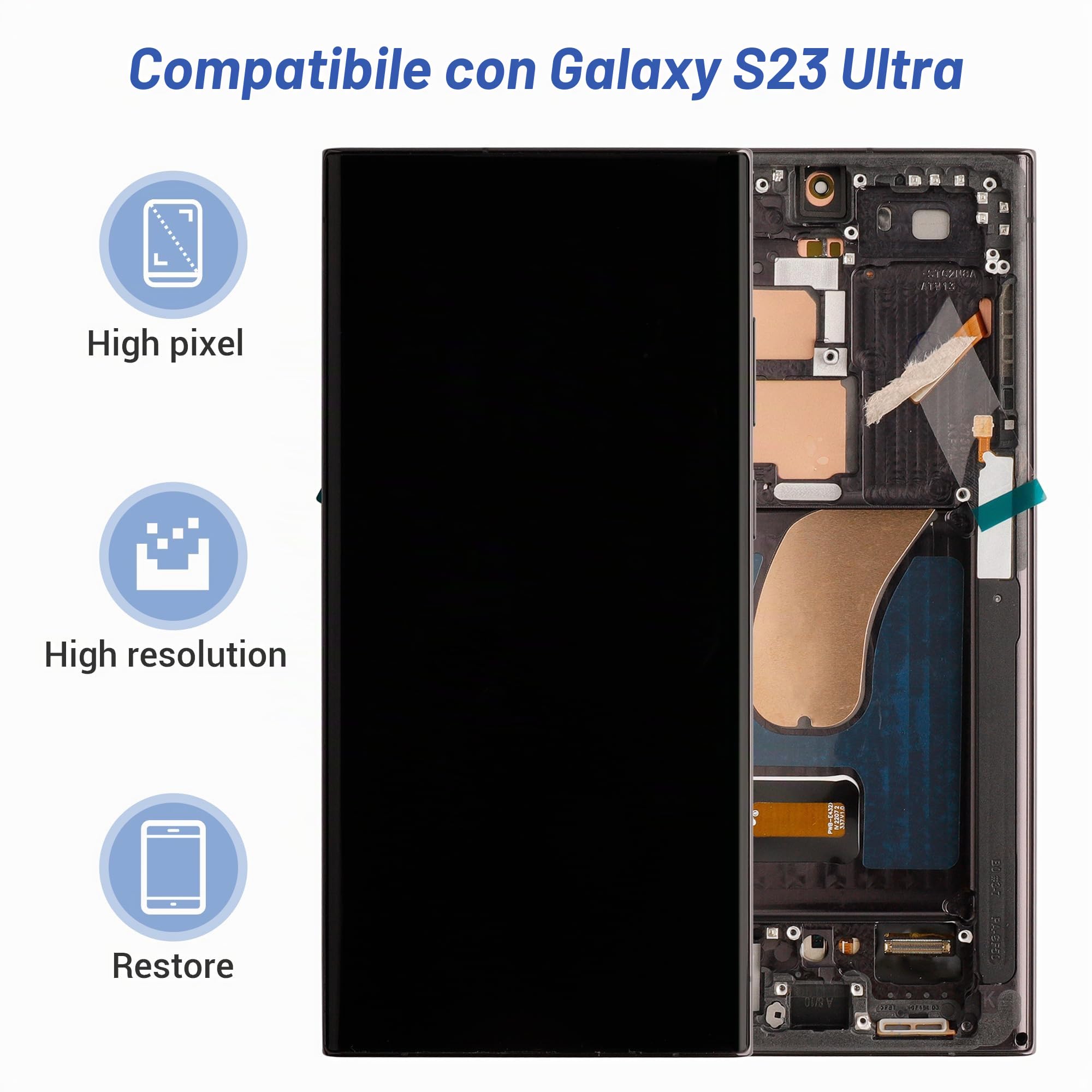 Display OLED Per Galaxy S23 Ultra 6.8 Pollici – Con Kit Attrezzi E Sensore Impronte - 2