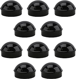 Black Aluminum External Post Caps
