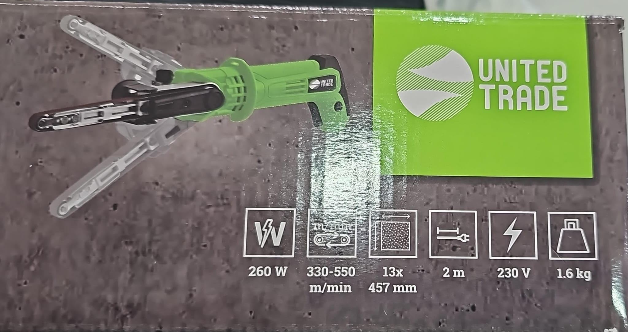 UNITED TRADE ELEKTRO BAND LIMA CON CAVO ELETTRICO 260W 13mm.