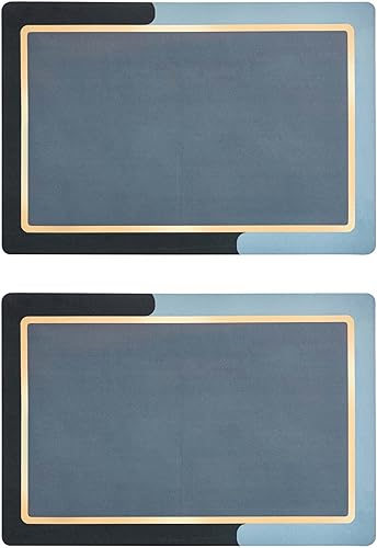 Miniatura 8 de Pawertech Alfombra de baño, innovador material de tierra de diatomeas, súper absorbente, de secado rápido, parte inferior de goma antideslizante,