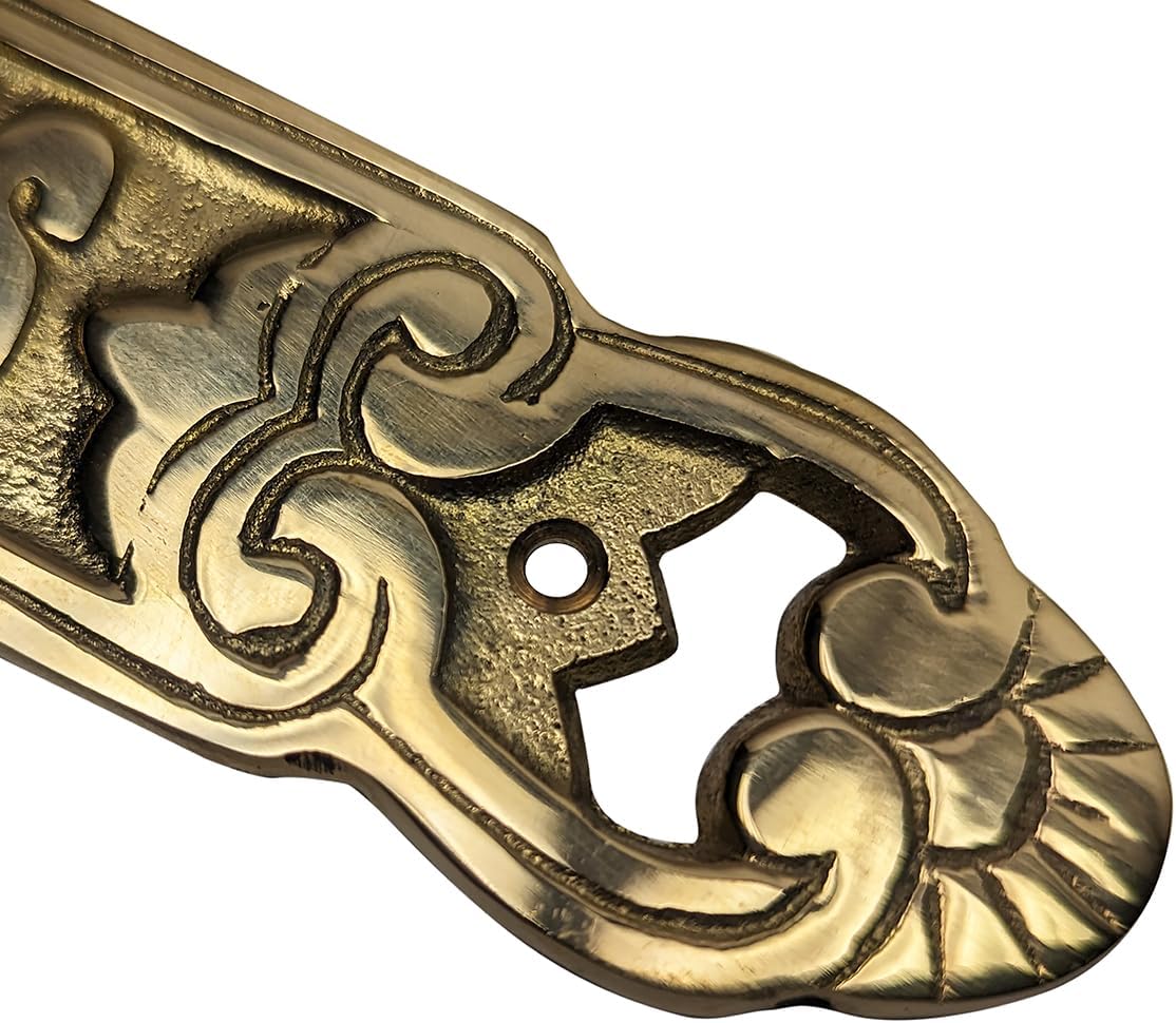 Treasure Gurus Solid Brass Ship Door Plaque Captains Quarters Sign Maritime Nautical Home Wall Decor