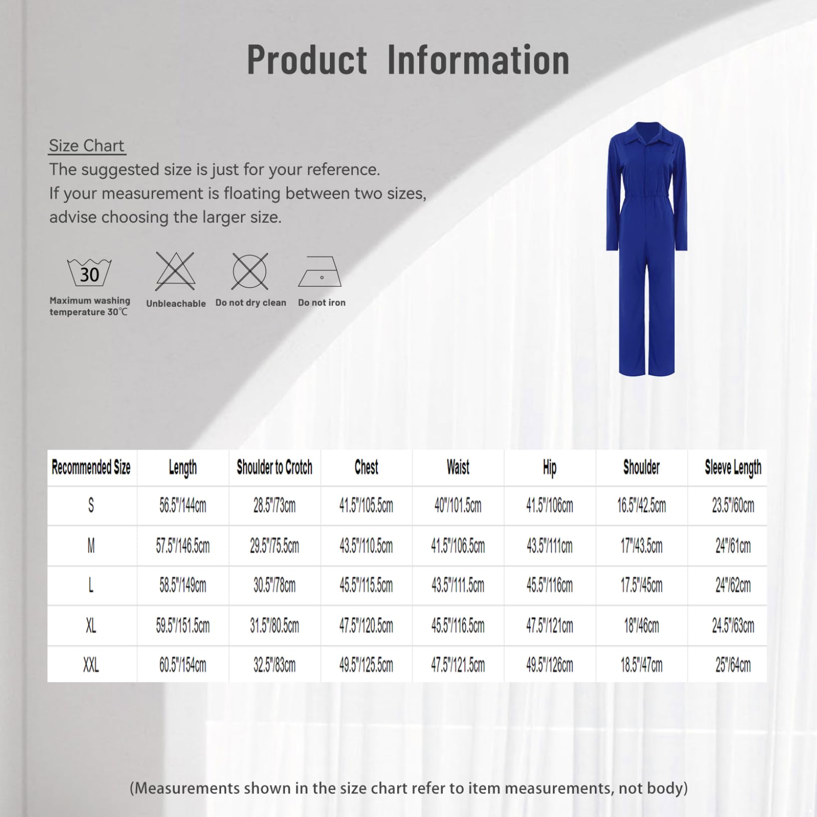 Femme Combinaison de Travail Mécanique Combinaison Complète Travail Pour Carrosserie Agriculture Jumpsuit Overall Vêtement Protection Costume Halloween Carnaval