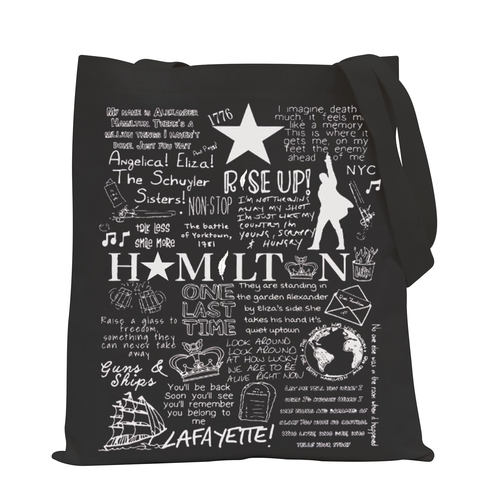 POFULL Musical Tote Bag Musical Merchandise Musical Theater Fans Gift