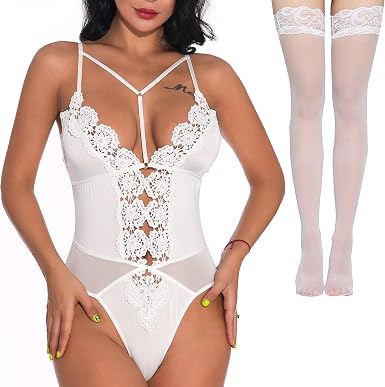 Snap Crotch Women Sexy Lingerie 
