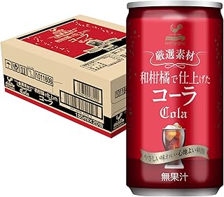 神戸居留地 厳選素材 和柑橘 コーラ 缶 185ml×20本 [ 沖縄県産シークヮーサーエキス 瀬戸内産レモンエキス 使用 クラフトコーラ 炭酸飲料 ]