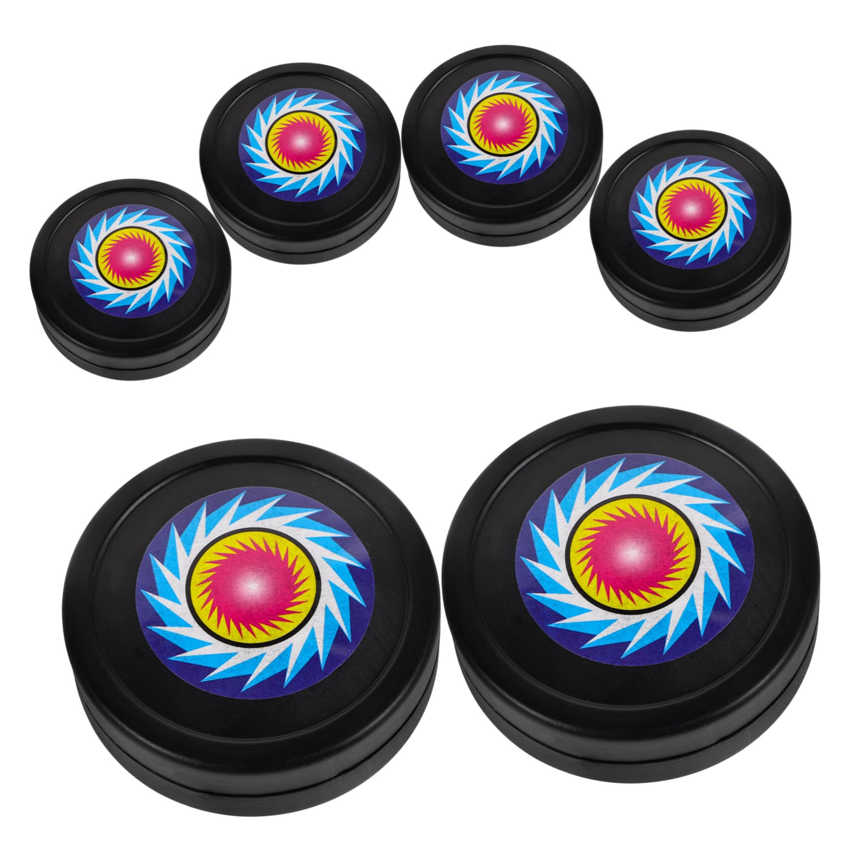 OSOLADY 6pcs Mini Hockey for Boys and Girls Ice Hockey Indoor/Outdoor Training Supplies Family Fun Sports Toys