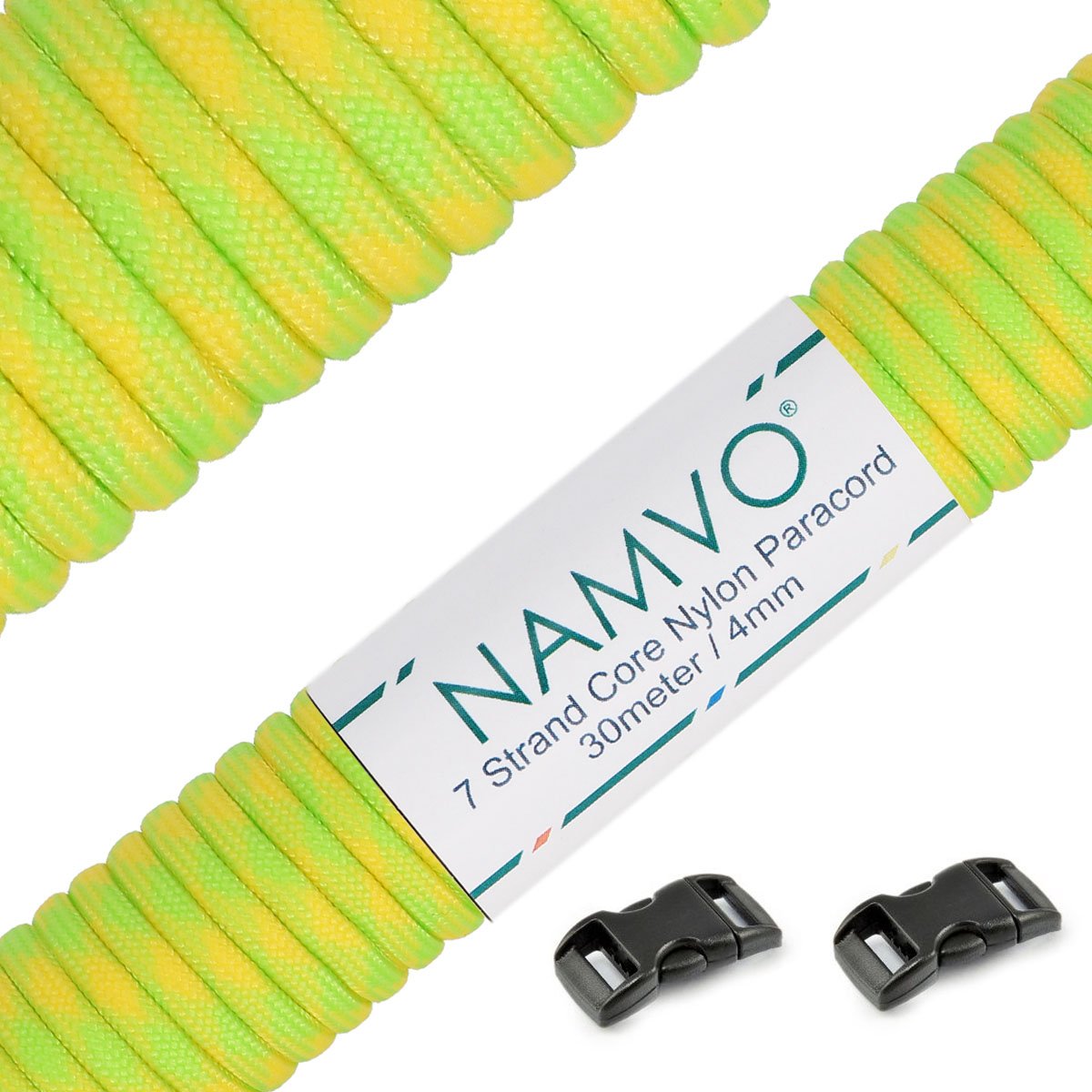 Namvo 550 Paracord Mil Spec Type III 7 Strand Parachute Cord Total Length 100ft/30 Meters Spots/Stripes/Camouflage — view 41