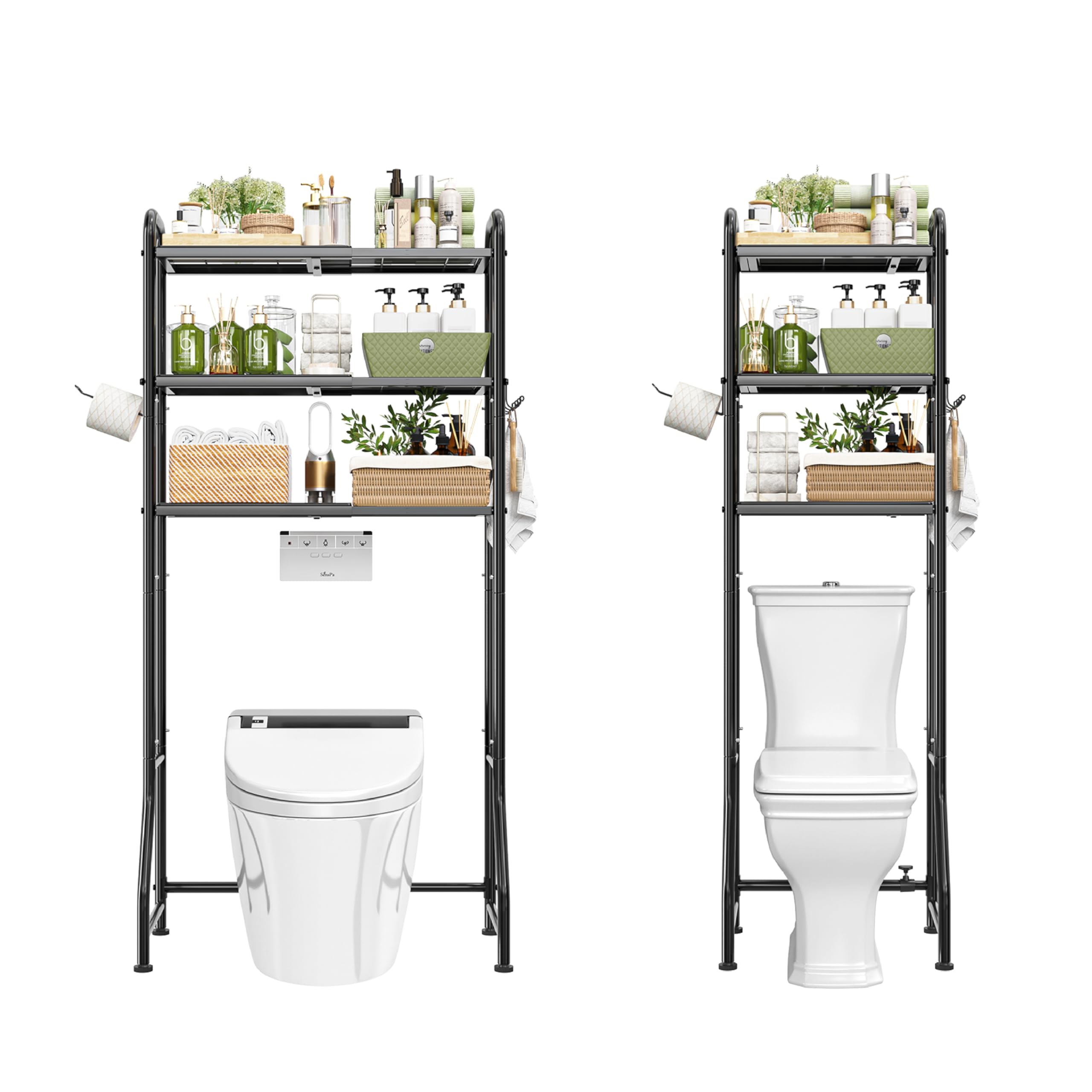 Expandable Over The Toilet Storage Rack
