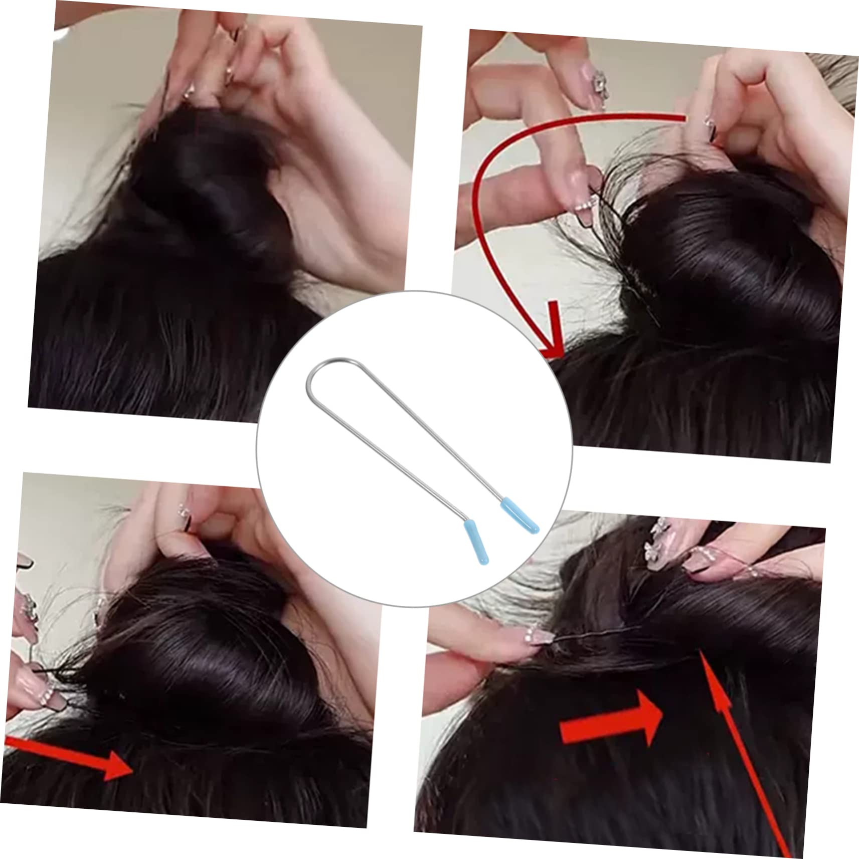 Beaupretty 100piezas Clips De Repuesto Para Rizador De Calor De Clips De Inoxidable Flexibles Para Estilizado Casa y Salones Herramientas De Peinado Para Cabello Elegante y Duradero