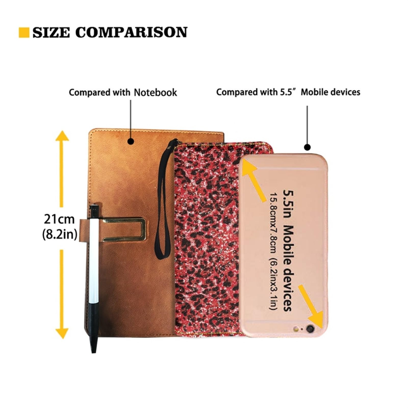 Portafoglio Donna Portamonete Porta Carte di Credito Donna Uomo Wallet | Portafogli con Zip e Cinturino da Polso Leggero Durabile Portatile,Impermeabile Cuoio,Rosso Astratto 11x20cm/3 Unità