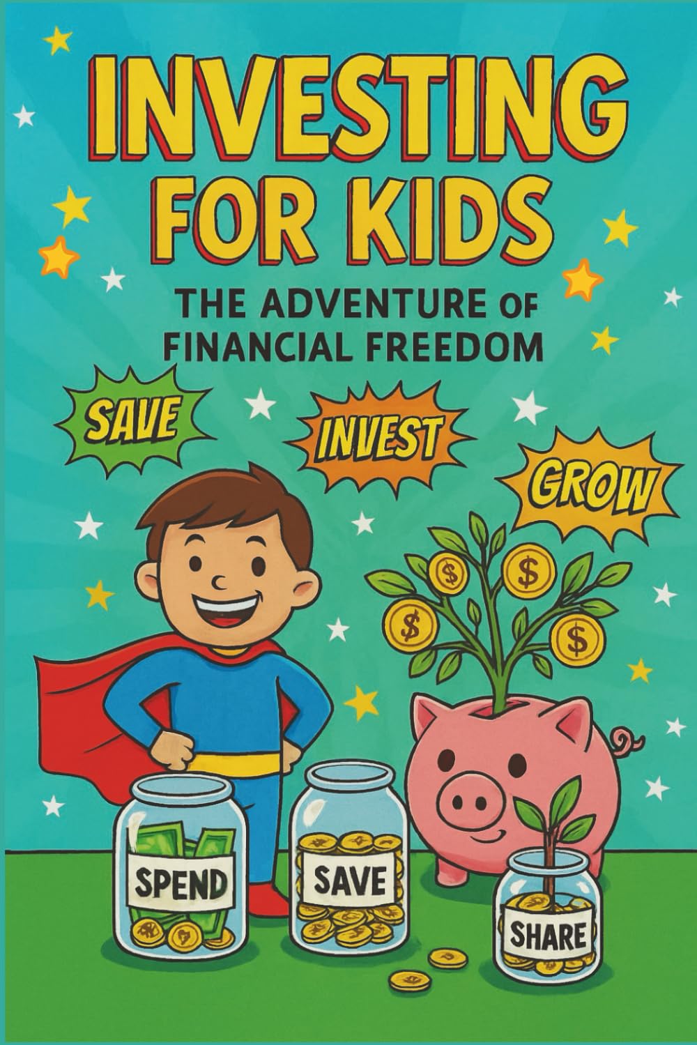 Investing for Kids: The Adventure of Financial Freedom (Fun Lessons in Saving, Budgeting, and Growing Money for Children Ages 8–12): Fun Lessons in ... Money for Children Ages 8–12 (Investing Pro)