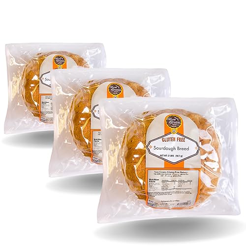 New Grains Pan de masa madre sin gluten (paquete de 3)