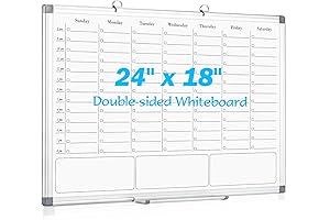 White Board Dry Erase Weekly Calendar