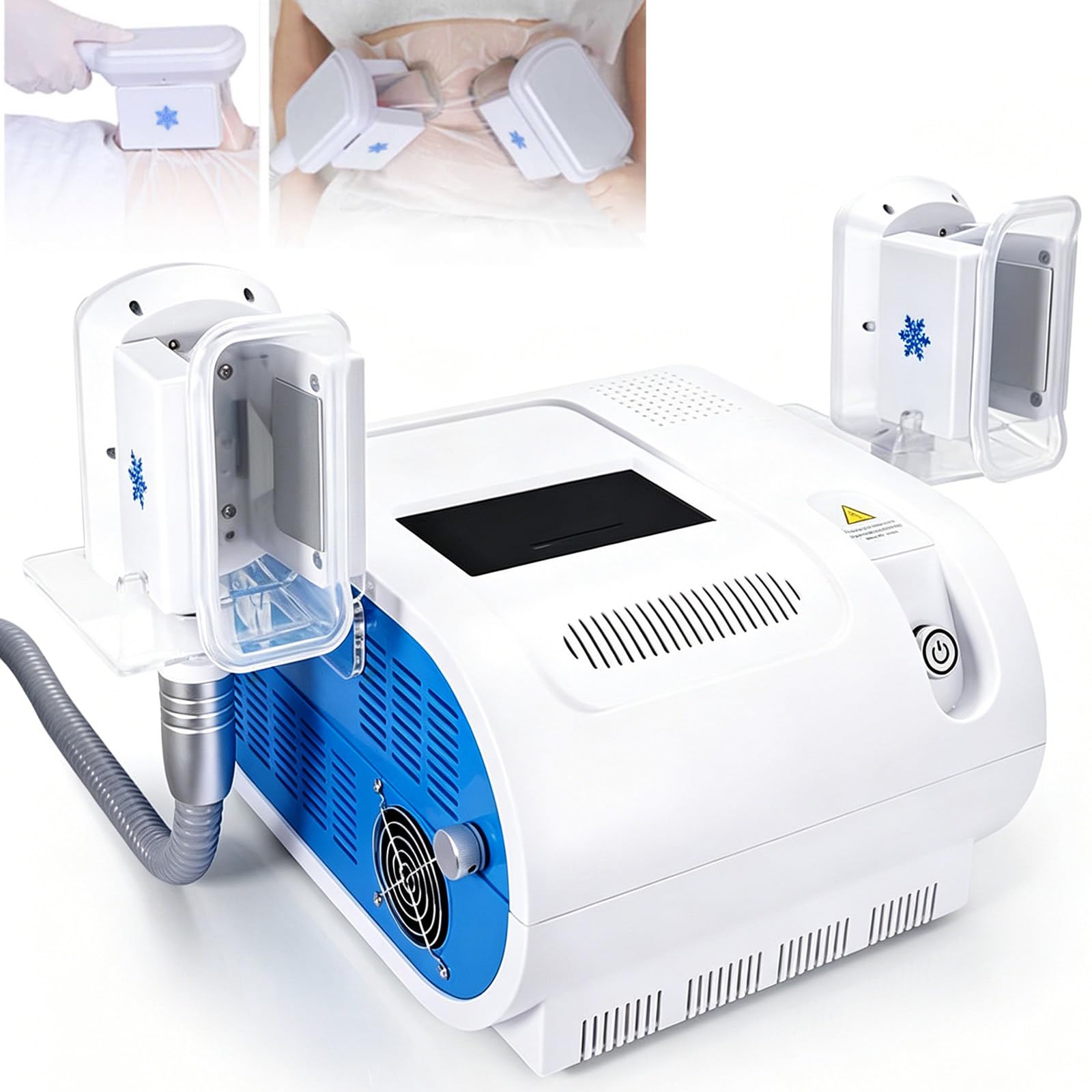 ZHZWwansuGE Cryolipolysis Machine, Weight Loss And Slimming Device, With Two Applicators, Vacuum-Based Slimming Device, For Body Contouring Of The Arms, Thighs, Calves, Buttocks