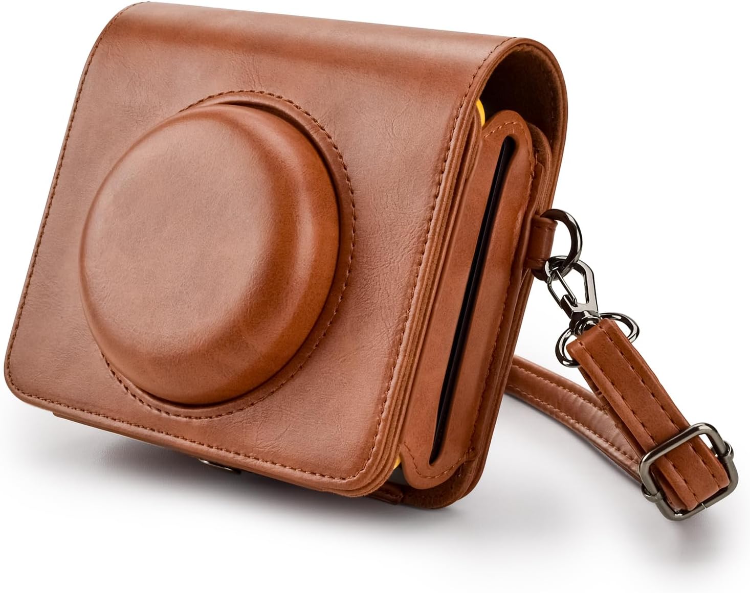 MUZIRI KINOKOO Kodak Mini Shot 3 Retro Case - PU Leather Protective Case - Durable and Lightweight - for Kodak C300R Mini Shot 3 Camera - Brown