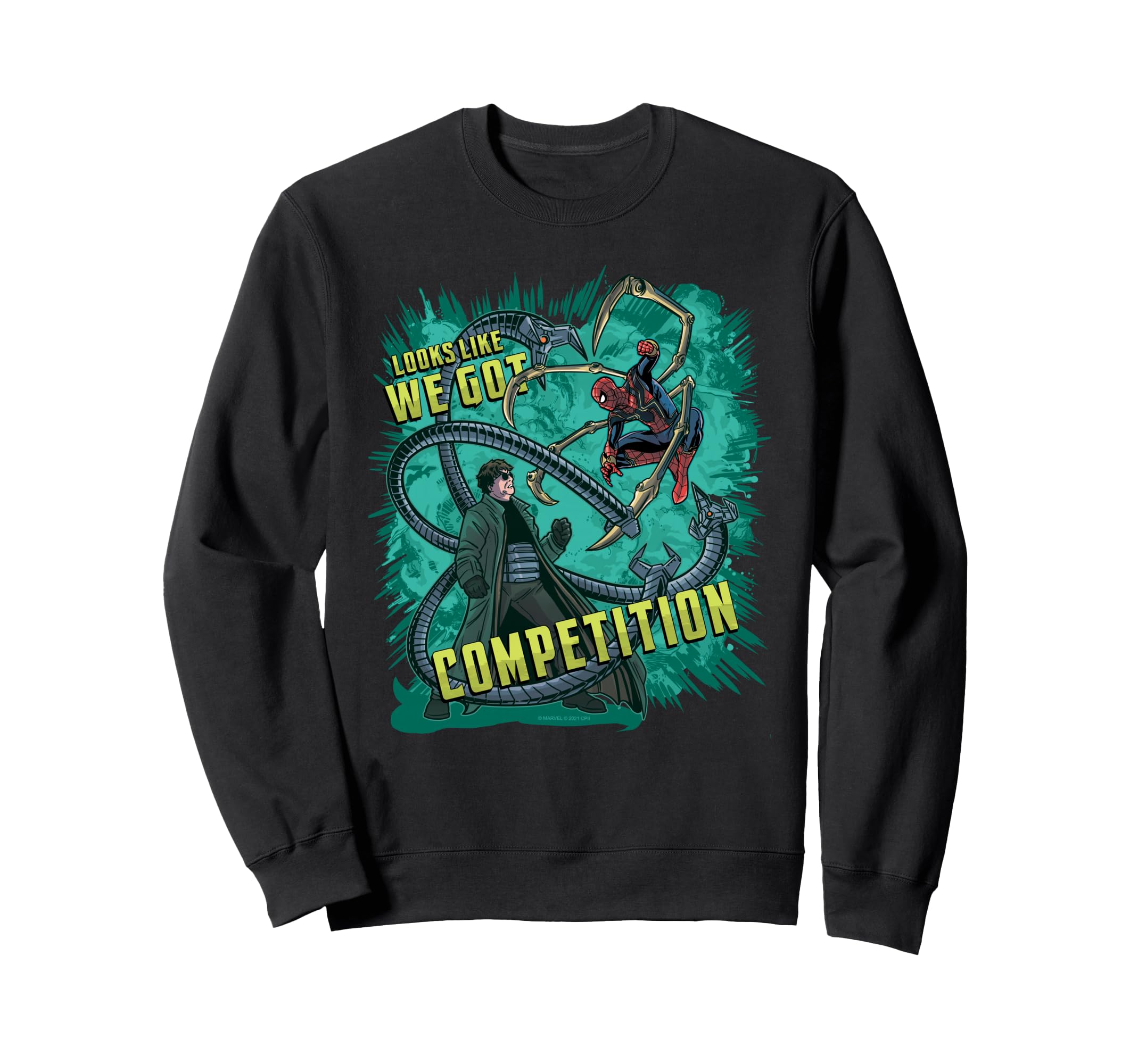 Sweatshirt Marvel Spider-Man imprimé graphique haute définition Doc Ock de qualité